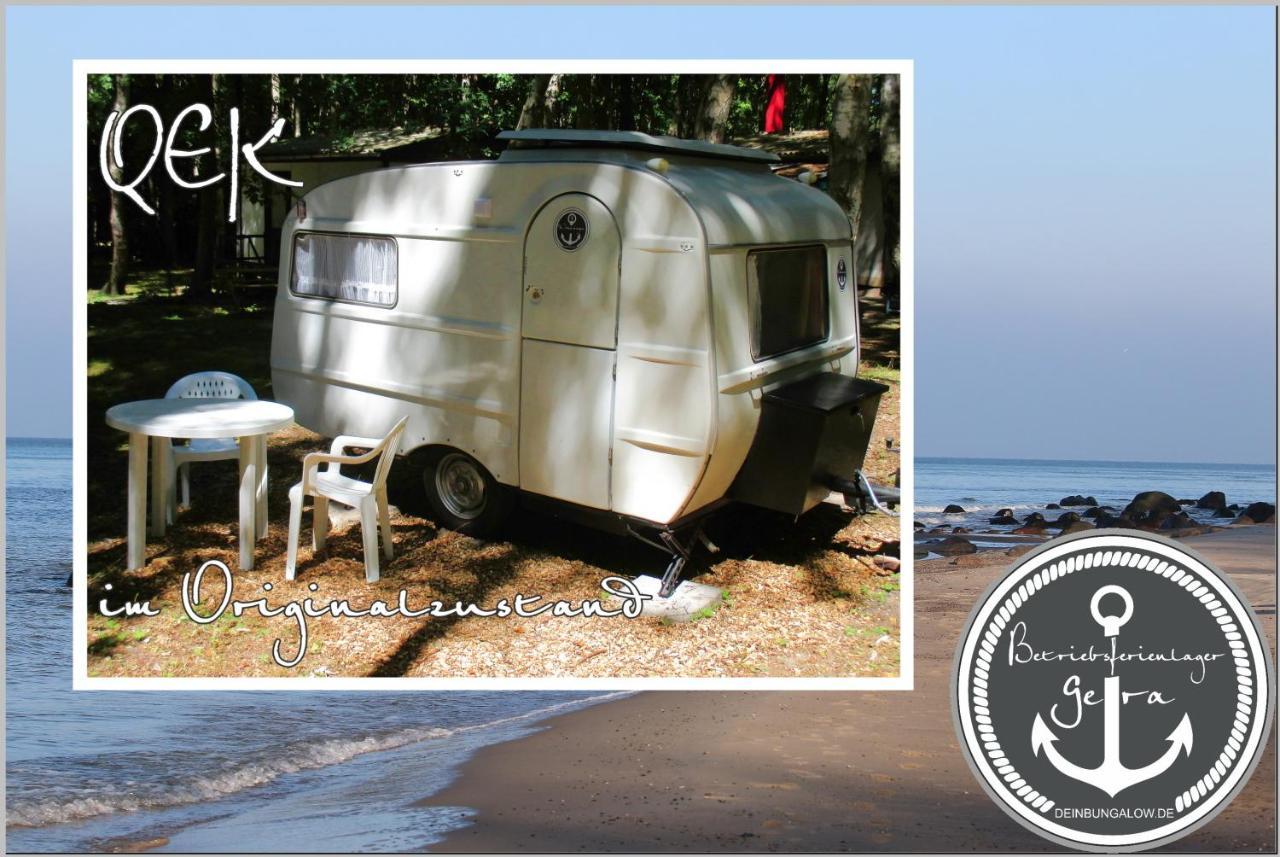 Ddr Wohnwagen Qek Direkt Am Strand ドランスケ エクステリア 写真